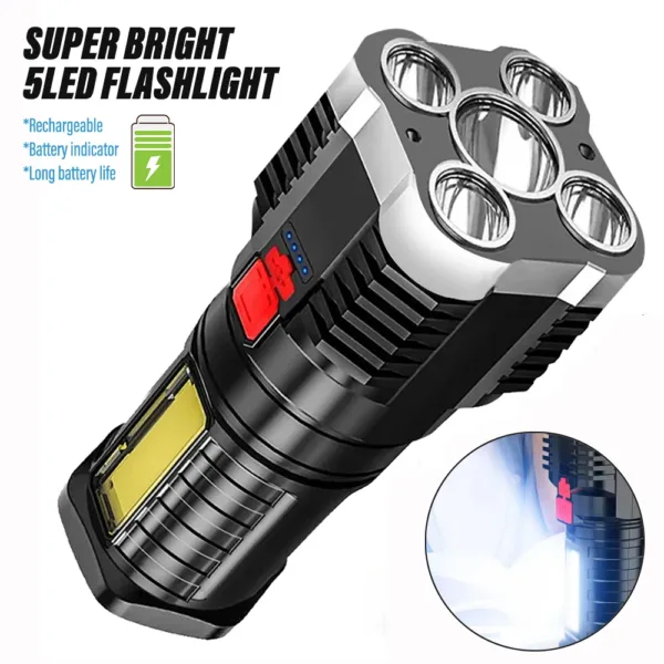 High Power Rechargeable LED Flashlight S-445