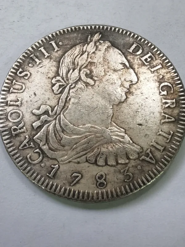 Bolivia 8 Reales Charles III Silver Plated Coin - Image 20