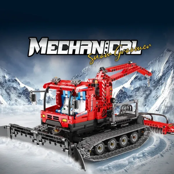 Remote Control Snow Groomer Building Blocks Set - Image 2