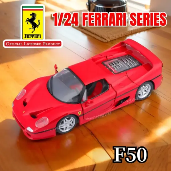 1:24 Scale Ferrari Diecast Car Model - Image 11