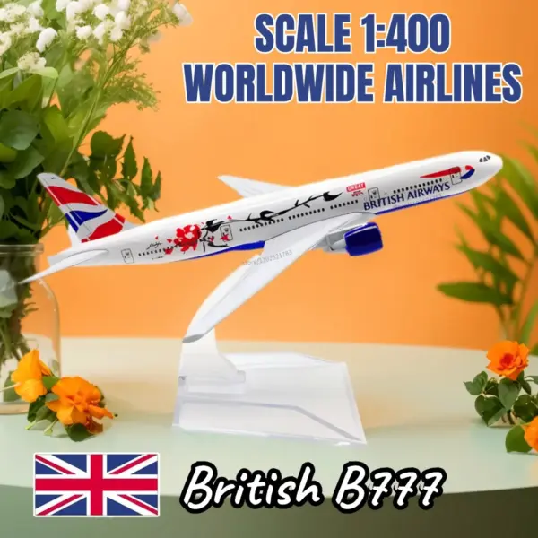 1:400 Diecast Concorde Aircraft Model Toy - Image 45