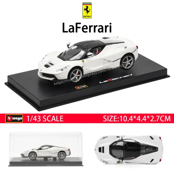 Bburago 1:43 Ferrari Diecast Model Car - Image 8