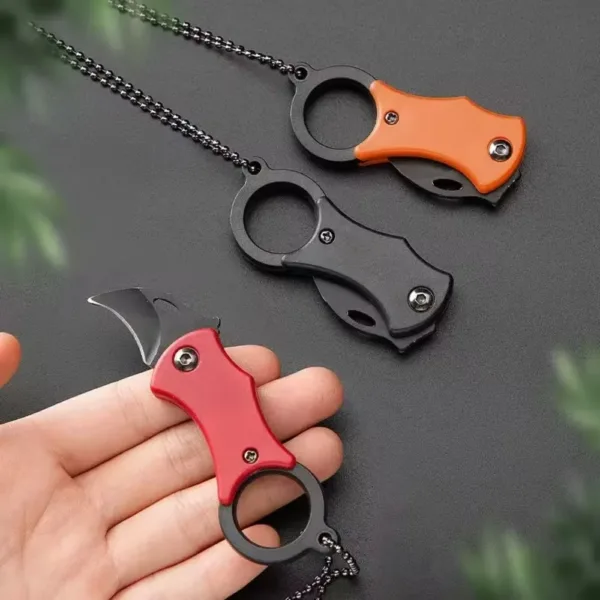 Portable Stainless Steel Folding Fruit Knife - Image 2