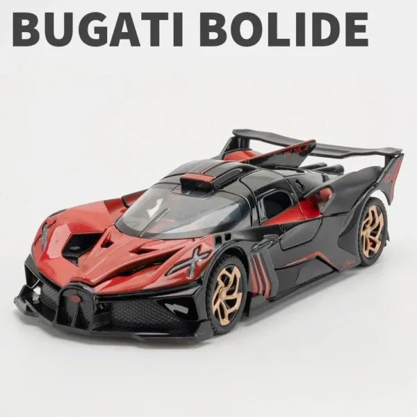 1:32 Bugatti Bolide Diecast Toy Car Model - Image 8