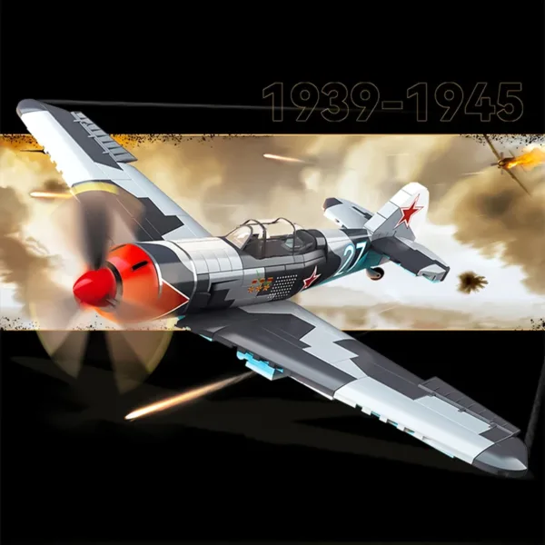 La-7 WWII Fighter Model Assembly Blocks - Image 9