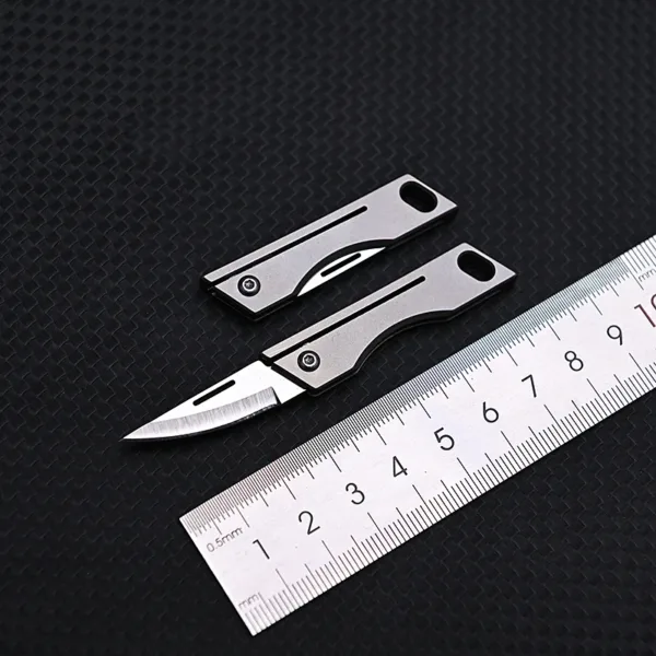 Titanium Alloy Folding Knife with D2 Steel Blade - Image 5