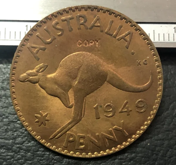 Antique Replica Australia 1 Penny Coin - Image 5