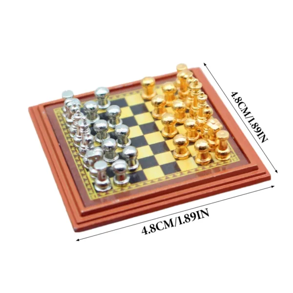 1:12 Scale Dollhouse Miniature Chess Set - Image 7