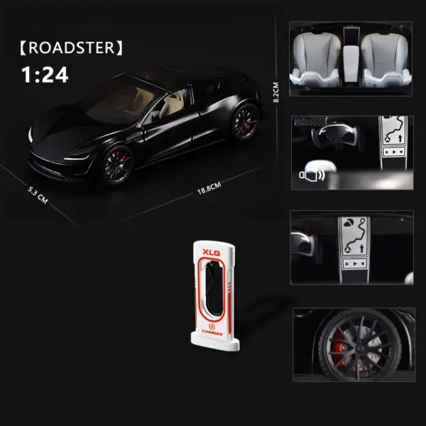 1:24 Alloy Model X Model 3 Model Y Car - Image 23