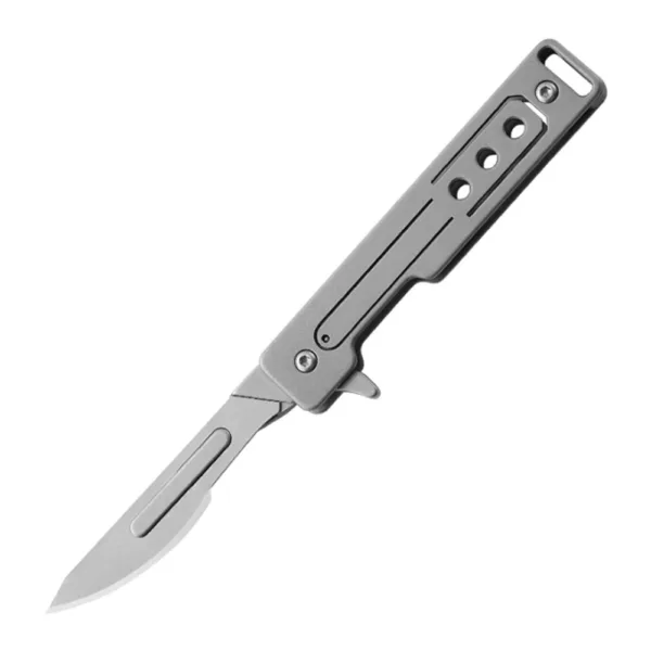 Titanium Alloy Folding Knife with 10 Blades - Image 6