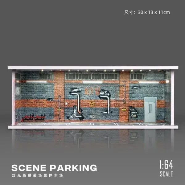 1/64 Scale Alloy Parking Garage Model Display - Image 11