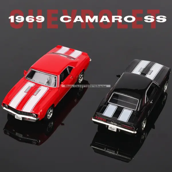 1:36 Diecast Chevrolet Camaro & BMW M3 Model - Image 3