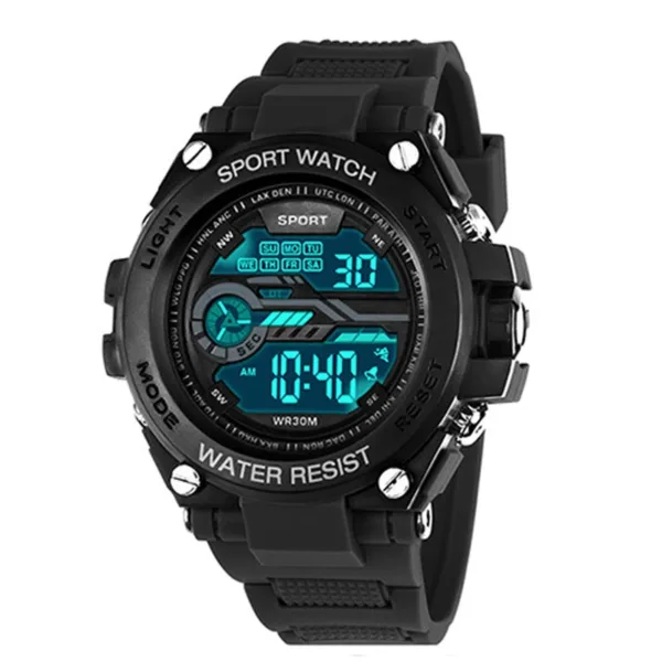 YIKAZE Men's Digital Sports Watch 51mm Waterproof - Image 2