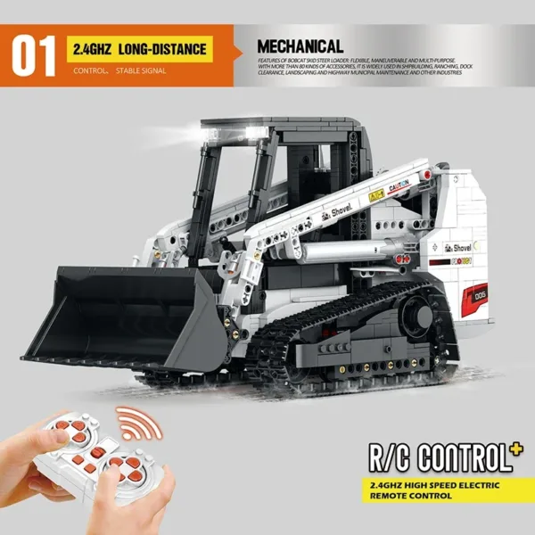 1366PCS Remote Control Bobcat Loader Blocks - Image 4