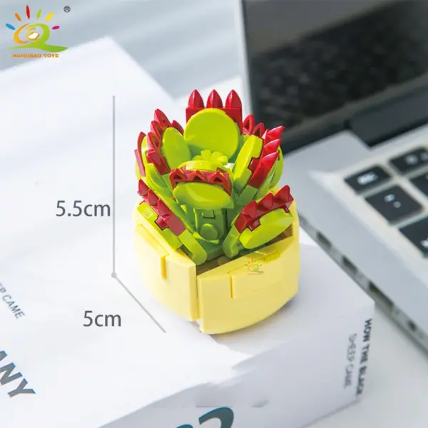 DIY Flower Succulent Building Blocks Set - Image 36