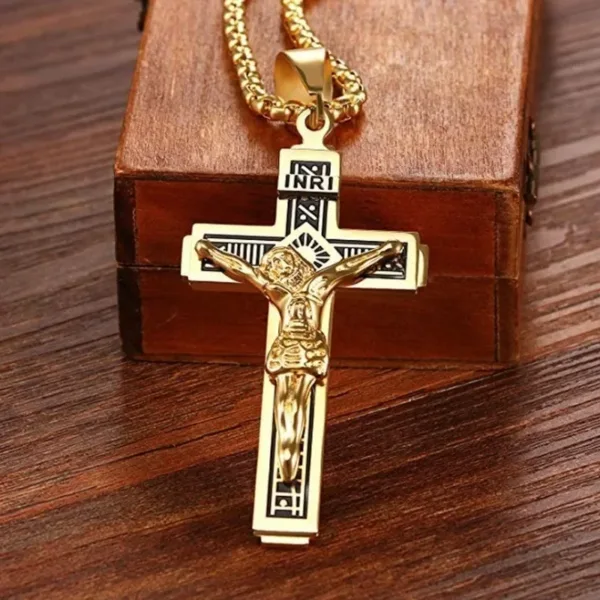 Christian Bling Jesus Head Pendant Necklace - Image 41