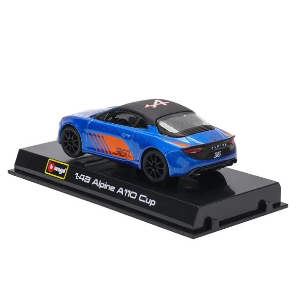 Bburago 1:43 Scale ALPINE A110 CUP Model - Image 3