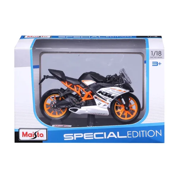 Maisto 1:18 KTM Motorcycle Diecast Model - Image 6