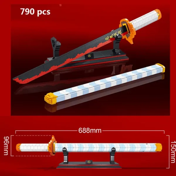 Ninja Katana Building Blocks Sword Set - Image 7