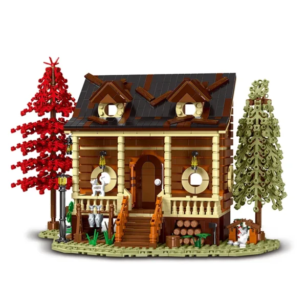 1645pcs Modular Forest Cabin Building Blocks - Image 3