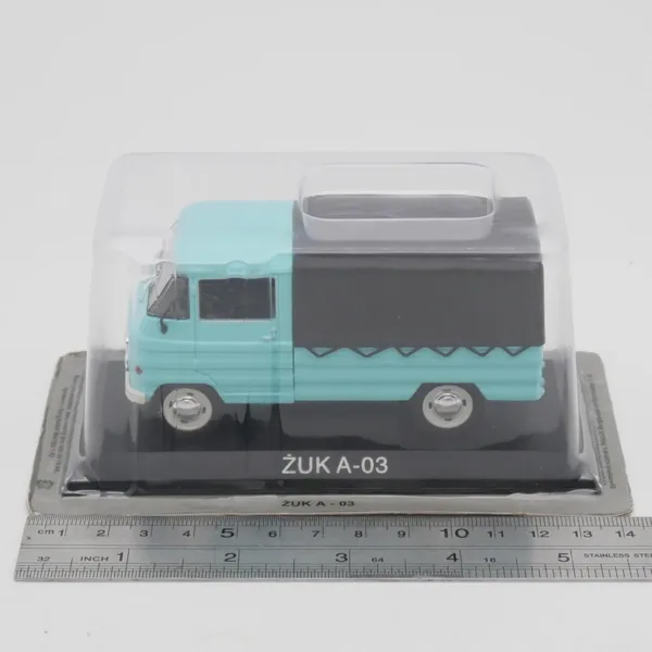 1:43 Scale ZUKA-05 Soviet Yellow Minivan Model - Image 6