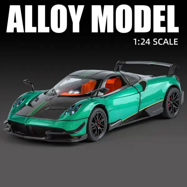 1:24 Pagani Huayra BC Diecast Car Model - Image 8