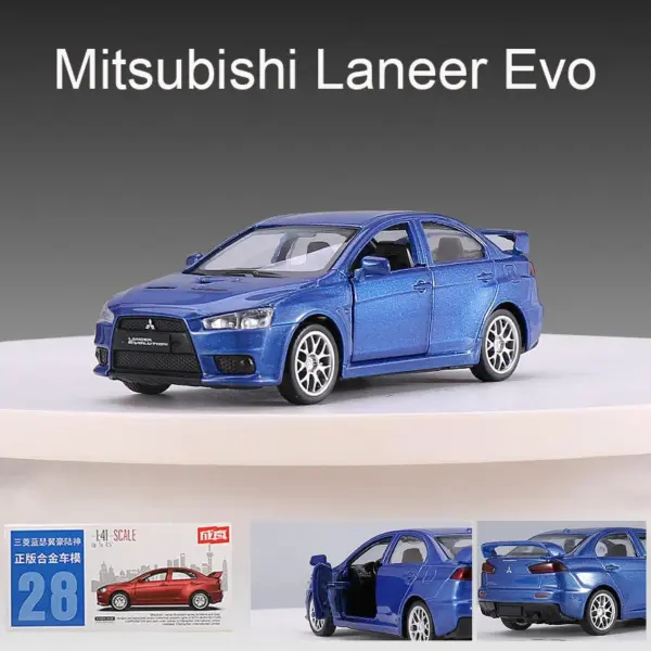 1:41 Mitsubishi Lancer Evolution X Model Toy - Image 4