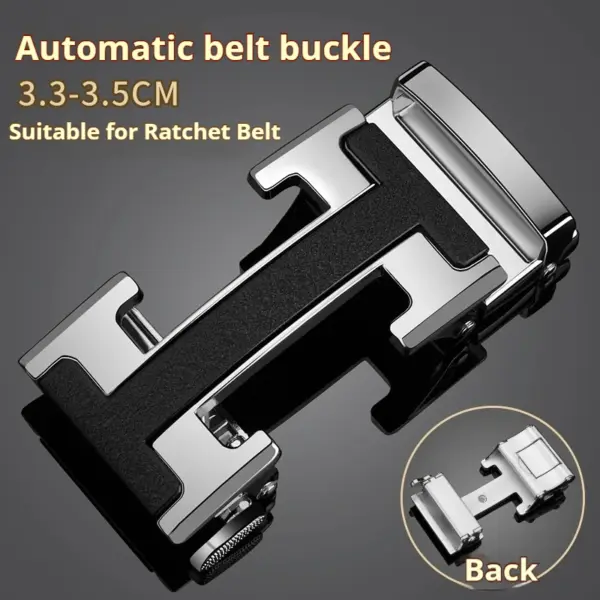 Automatic Alloy Belt Buckle for 3.2-3.5cm Belts - Image 6