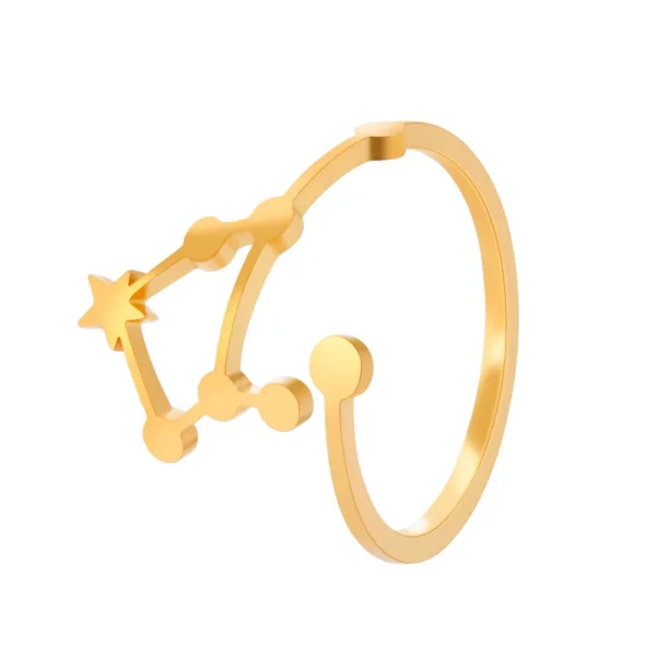 Zodiac Constellation Rings Set for Women - Image 27