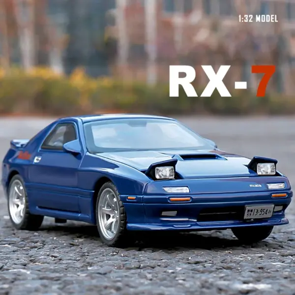 1:32 Mazda RX7 FC Alloy Diecast Car Model