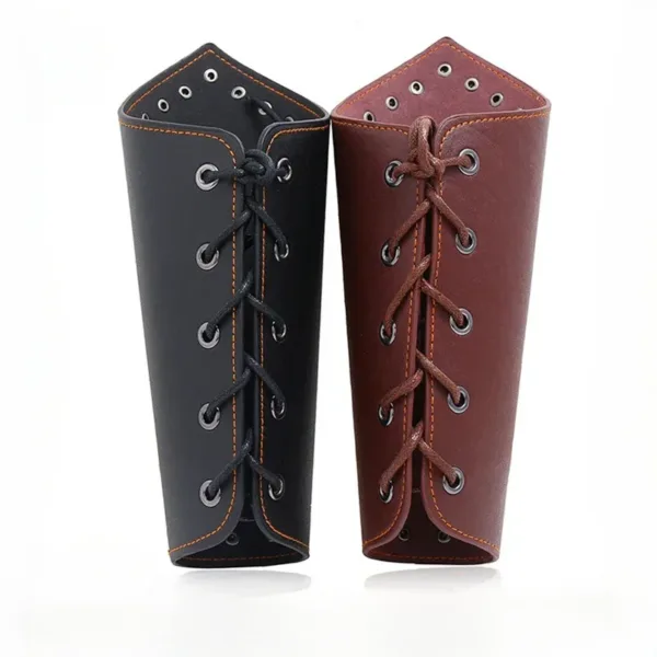 Faux Leather Arm Armor Cuff for Men