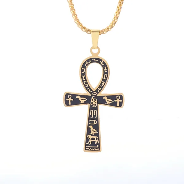 Eye of Horus Cross Pendant Necklace - Image 41