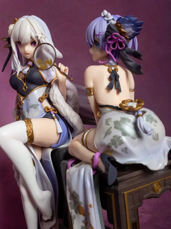 Anime Figure Rem & Emilia 22CM PVC Toy - Image 3