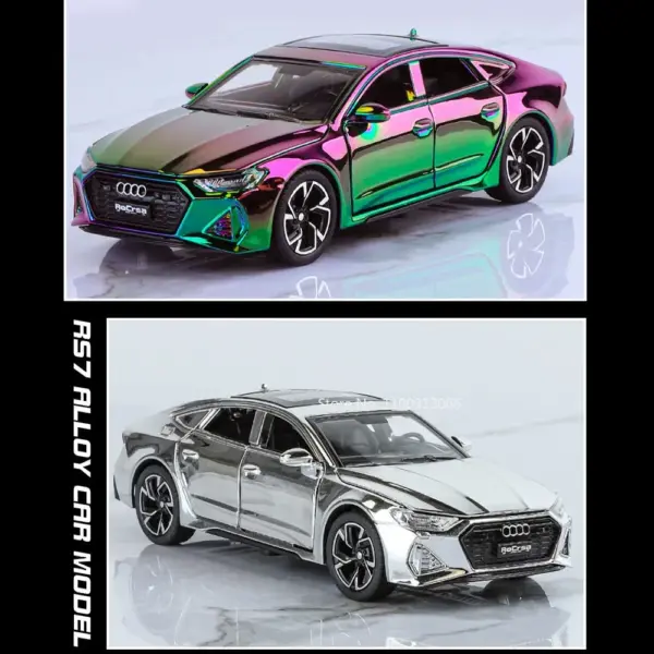 1:32 RS7 Diecast Model Car with Light Sound - Image 6