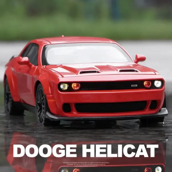 1:32 Dodge Charger Hellcat Alloy Model Car