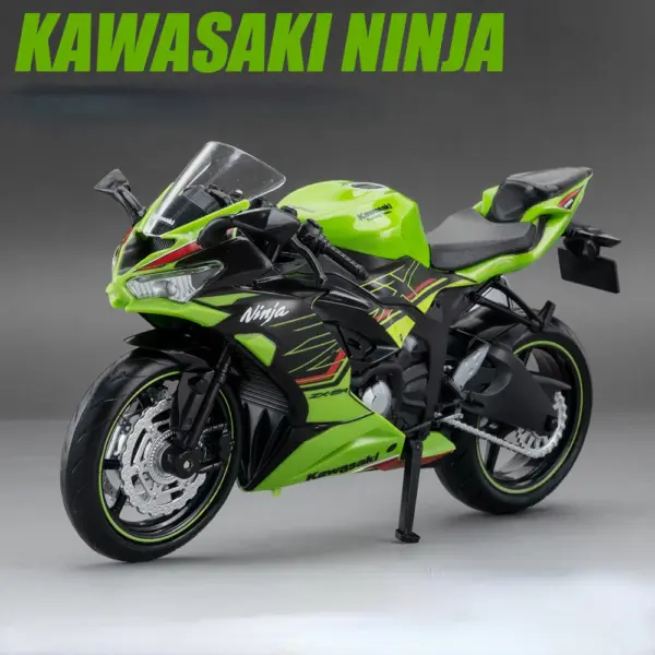 Kawasaki NIJIA ZX-6R 1:12 Alloy Model Motorcycle - Image 8