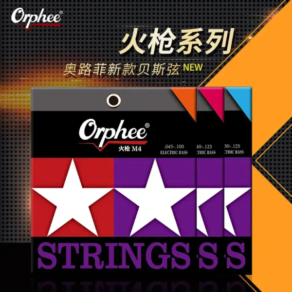 Orphee Nano Coating Electric Bass Strings Set - Image 2