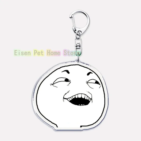 TrollFace Keychain for Bags and Accessories - Image 42