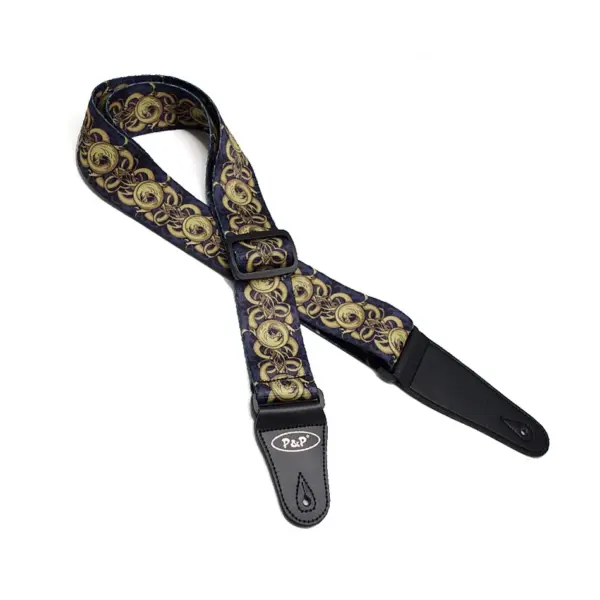 Adjustable 2-Inch Cotton Guitar Strap - Image 3