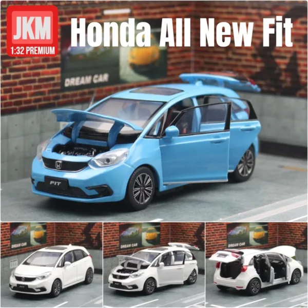 1/32 Scale Honda Fit Diecast Model Car