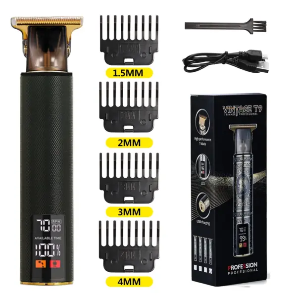 T9 LCD Electric Hair Trimmer for Men - Image 18