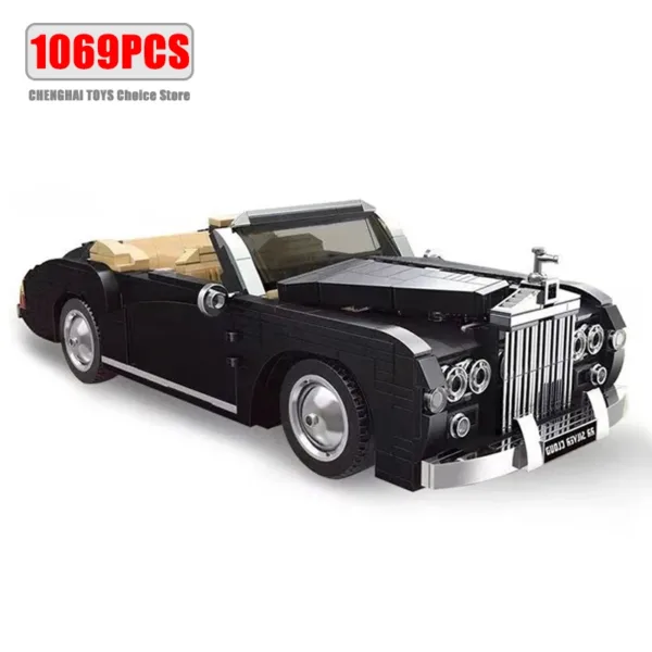 Classic Retro Car Building Block Model Toy - Image 9