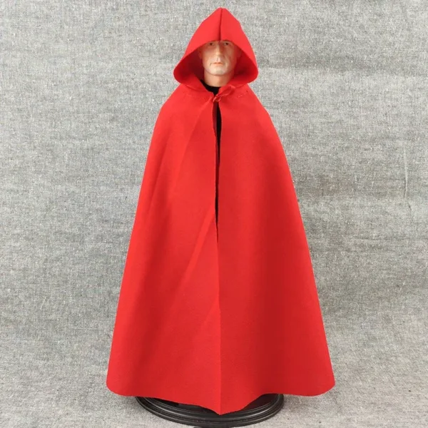 1:6 Scale Black Hooded Cloak for Action Figures - Image 9