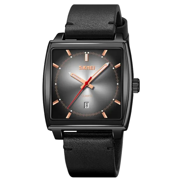 Men's Quartz Watch with Leather Strap - Image 12