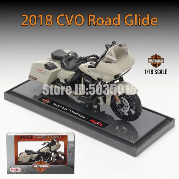 Maisto 1:18 Harley-Davidson Motorcycle Model - Image 14