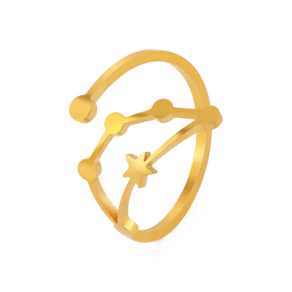 Zodiac Constellation Rings Set for Women - Image 29