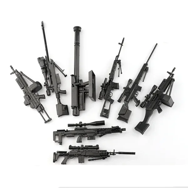 1/6 Scale Military Model Gun Toy Set