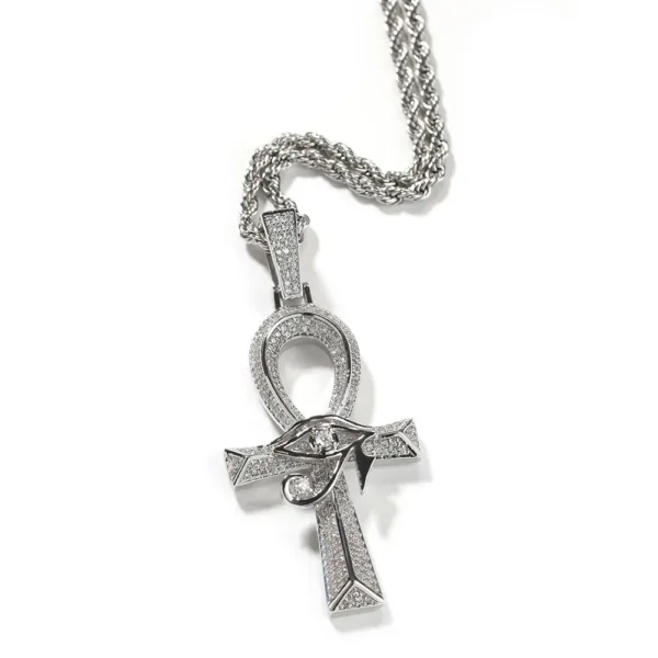 Eye of Horus Cross Pendant Necklace - Image 47