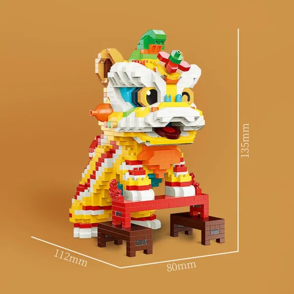 Lion Dance Micro Building Blocks Set - Image 7