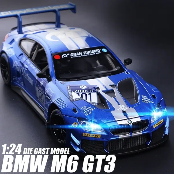 1:24 BMW M6 GT3 Alloy Diecast Model Car